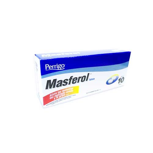 PARACETAMOL /CAFEINA /FENILEFRINA /CLORFENIRAMINA, MASFEROL 10 tab