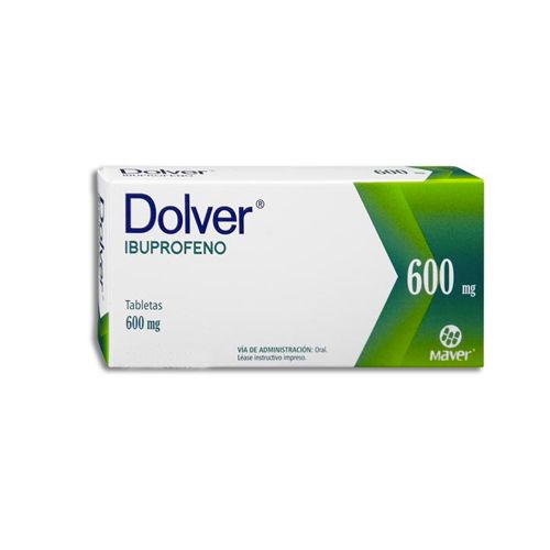 IBUPROFENO, DOLVER 600mg C/10TABS