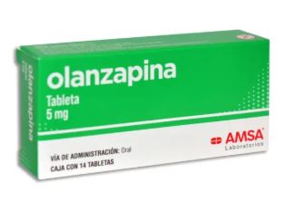 OLANZAPINA 5 mg AMSA CON 14 tabs