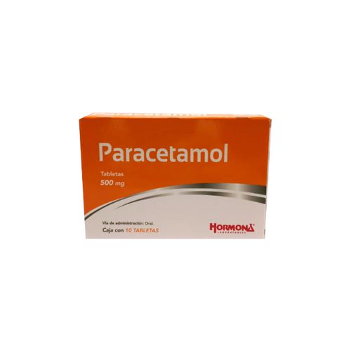 PARACETAMOL 500mg 10 TABS. GI HORMONA