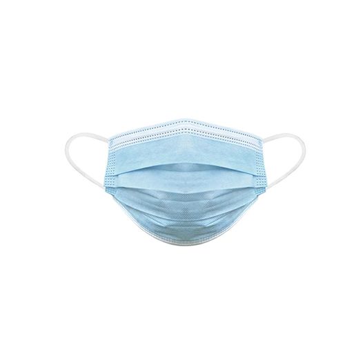 CUBREBOCAS, 50 pz, PLISADO TERMOSELLADO AZUL