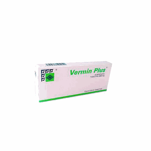ALBENDAZOL 200 mg VERMIN PLUS CON 6 tabs