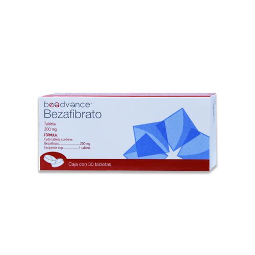 BEZAFIBRATO 200mg. BE ADVANCE 30 TABS