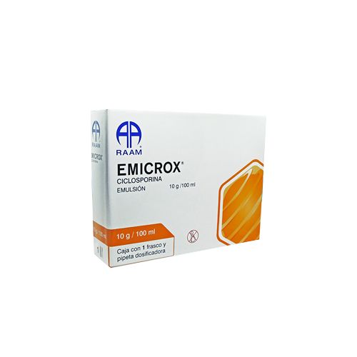 CICLOSPORINA 10g/100mL. EMICROX EMULSIÓN