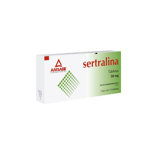 SERTRALINA 50mg, AMSA 14 tab