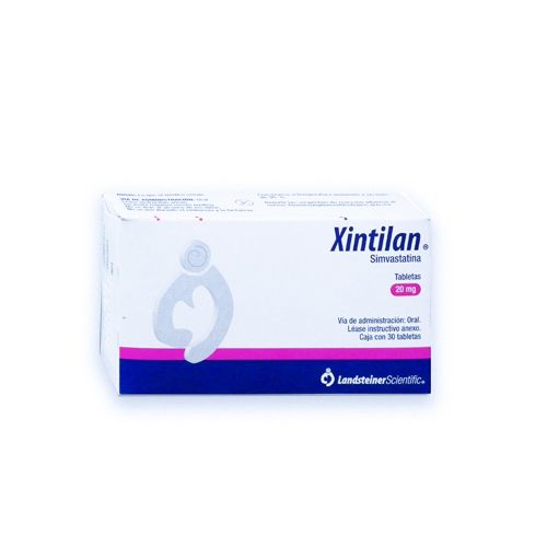 SIMVASTATINA 20mg XINTILAN 30 tabs