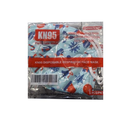 MASCARILLA CUBREBOCAS KN95 ADULTO NAVIDEÑO