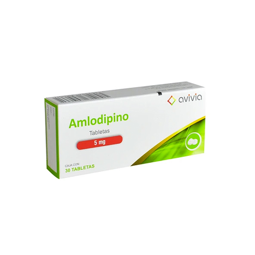 AMLODIPINO 5 mg, 30 tab, AVIVIA