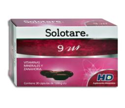VIT A,C,E,B1,B2,B6,B12,B5,D2 C/30 cap SOLOTARE 9 M
