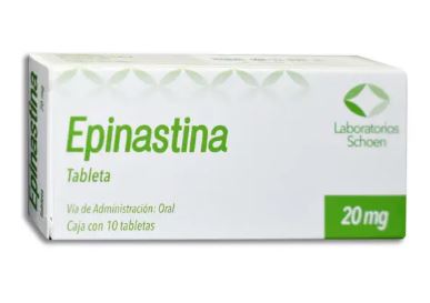 epinastina schoen 20mg /10 tabletas