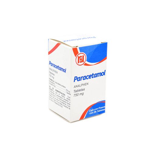 PARACETAMOL 750 Mg c/20 tab ANALPHEN