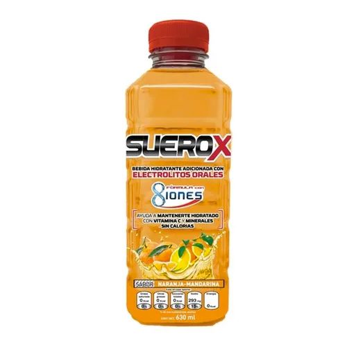 SUERO ORAL, 630 ml, SUEROX NARANJA-MANDARINA