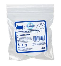 CINTA MICROPOROSA 1.25 cm x 10 m BLANCA