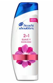 SHAMPOO HEAD & SHOULDERS 2 en 1 SUAVE Y MANEJABLE