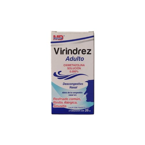 OXIMETAZOLINA 0.050% ADULTO VIRINDREZ  20mL sol.