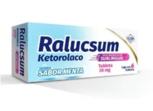 KETOROLACO 30 mg C/6 tab SABOR MENTA RALUCSUM