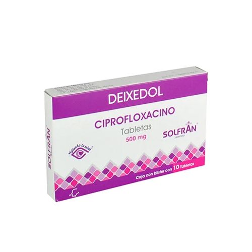 CIPROFLOXACINO 500mg, DEIXEDOL