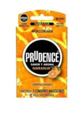 PRESERVATIVO c/3 pz, PRUDENCE NARANJA