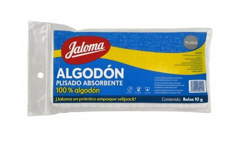 ALGODON PLISADO 10 g, pza. JALOMA