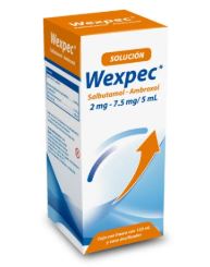 SALBUTAMOL/AMBROXOL 2/7.5 mg/5 ml, 120 ml, WEXPEC