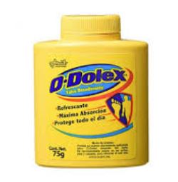 TALCO P/ PIES AMARILLO MINI, O-DOLEX 75 g