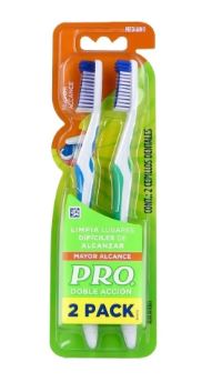 CEPILLO DENTAL ORAL B 2x1 PRO DOBLE ACCION MEDIANO