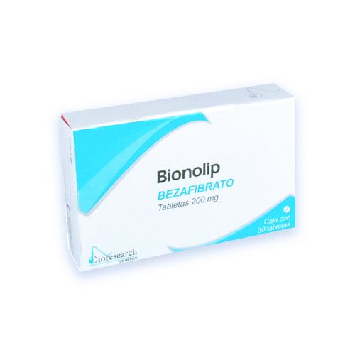 BEZAFIBRATO 200 mg, BIORESEARCH, 30 tab