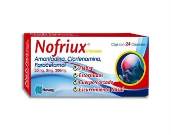 AMANTADINA/CLORFENAMINA/PARACETAMOL, 24 cap, NOFRIUX