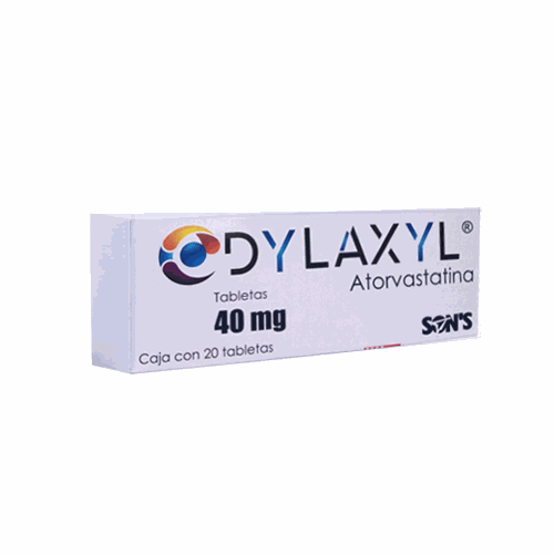 ATORVASTATINA 40 mg, 20 tab, DYLAXYL