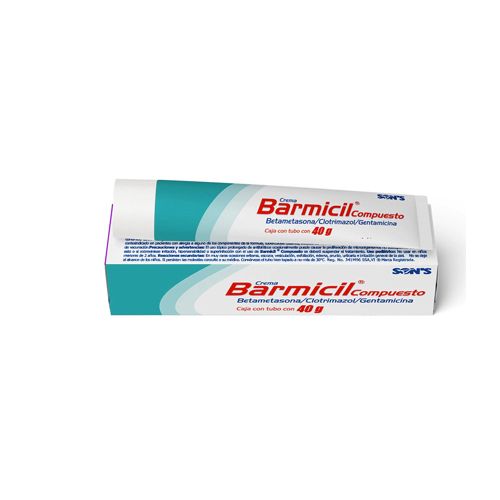 BETAMETASONA CLOTRIMAZOL GENTAMICINA 50MG/1G/0.1G 100G, BARMICIL COMPTO 40 gr crem