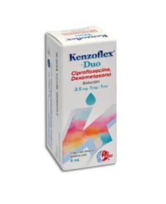 CIPROFLOXACINO/DEXAMETASONA 3.5mg/1mg/1mL KENZOFLEX DUO 5 mL