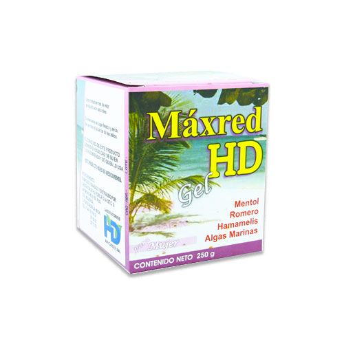 MENTOL/ROMERO/HAMAMELIS/ALGAS MARINAS 250 g MAXRED GEL