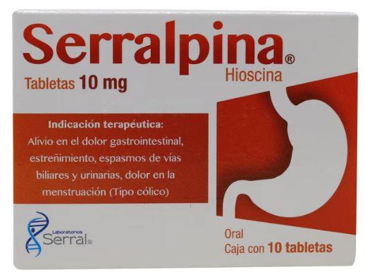 HIOSCINA 10 mg, 10 tab, SERRALPINA
