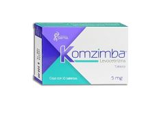 LEVOCETIRIZINA 5 mg, 10 tab, KOMZIMBA