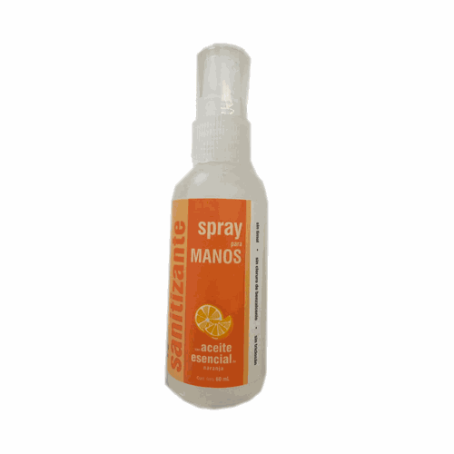 SPRAY P/MANOS SANITIZANTE NARANJA 60 ml