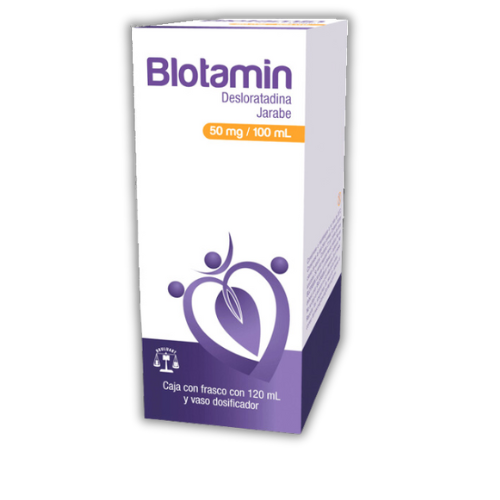 DESLORATADINA 50 mg/100 mL BLOTAMIN 120 mL