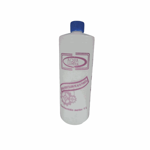 AGUA BIDESTILADA, 1000 ml, LUMAN