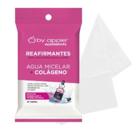 TOALLITAS DESMAQUILLANTES AGUA MICELAR + COLAGENO c/30