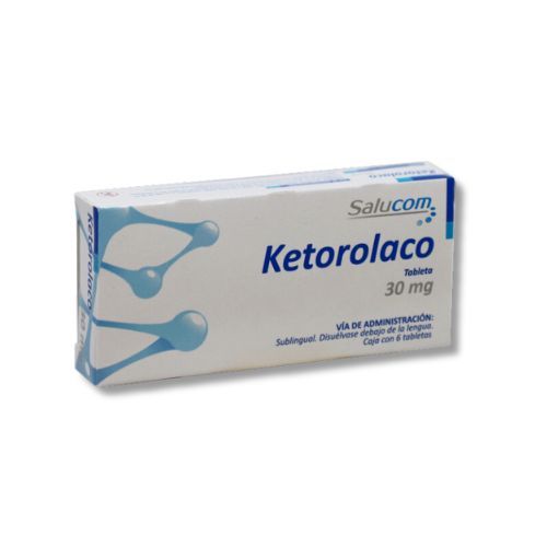 KETOROLACO 30 mg c/6 tab sublingual SALUCOM