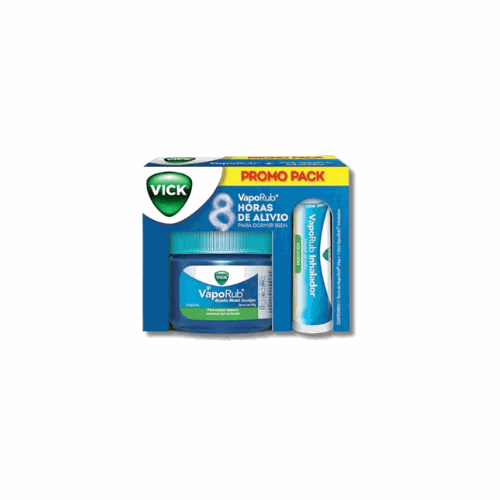 VICK VAPORUB TARRO 50 g + VICK INHALADOR PROMO PACK