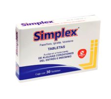 PASSIFLORA, IGNATIA, VALERIANA, SIMPLEX 30 tab