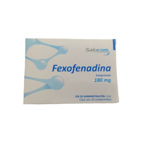 FEXOFENADINA 180 mg c/10 comprimidos SALUCOM