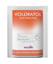 ELECTROLITOS SABOR DURAZNO 28.12 g VOLDRATOL