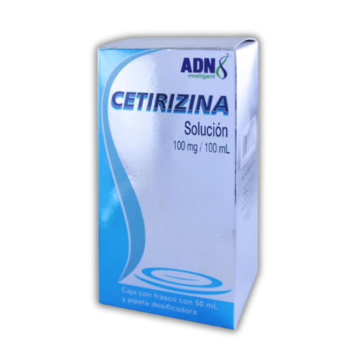 CETIRIZINA 100 mg/100 ml, 50 ml, ADN
