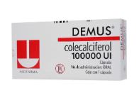 COLECALCIFEROL 100000 UI, 1 cap, DEMUS