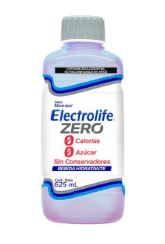 SUERO ORAL 625 ml, ELECTROLIFE ZERO MORA AZUL