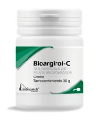 SULFADIAZINA DE PLATA 1 g, 30 g crema, BIOARGIROL-C
