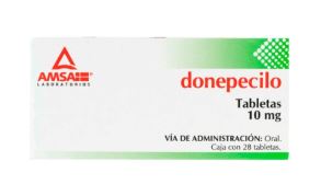 DONEPECILO 10 mg, 28 tab, AMSA
