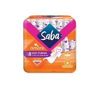 TOALLA FEMENINA 8 toallas, SABA AMORE NOCTURNA CON ALAS
