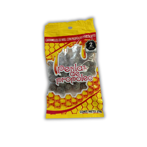 CARAMELOS DE MIEL 35 g, PERLAS DE PROPOLEO